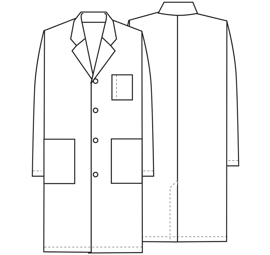 Cherokee 40" Unisex Lab Coat