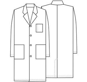 Cherokee 40" Unisex Lab Coat