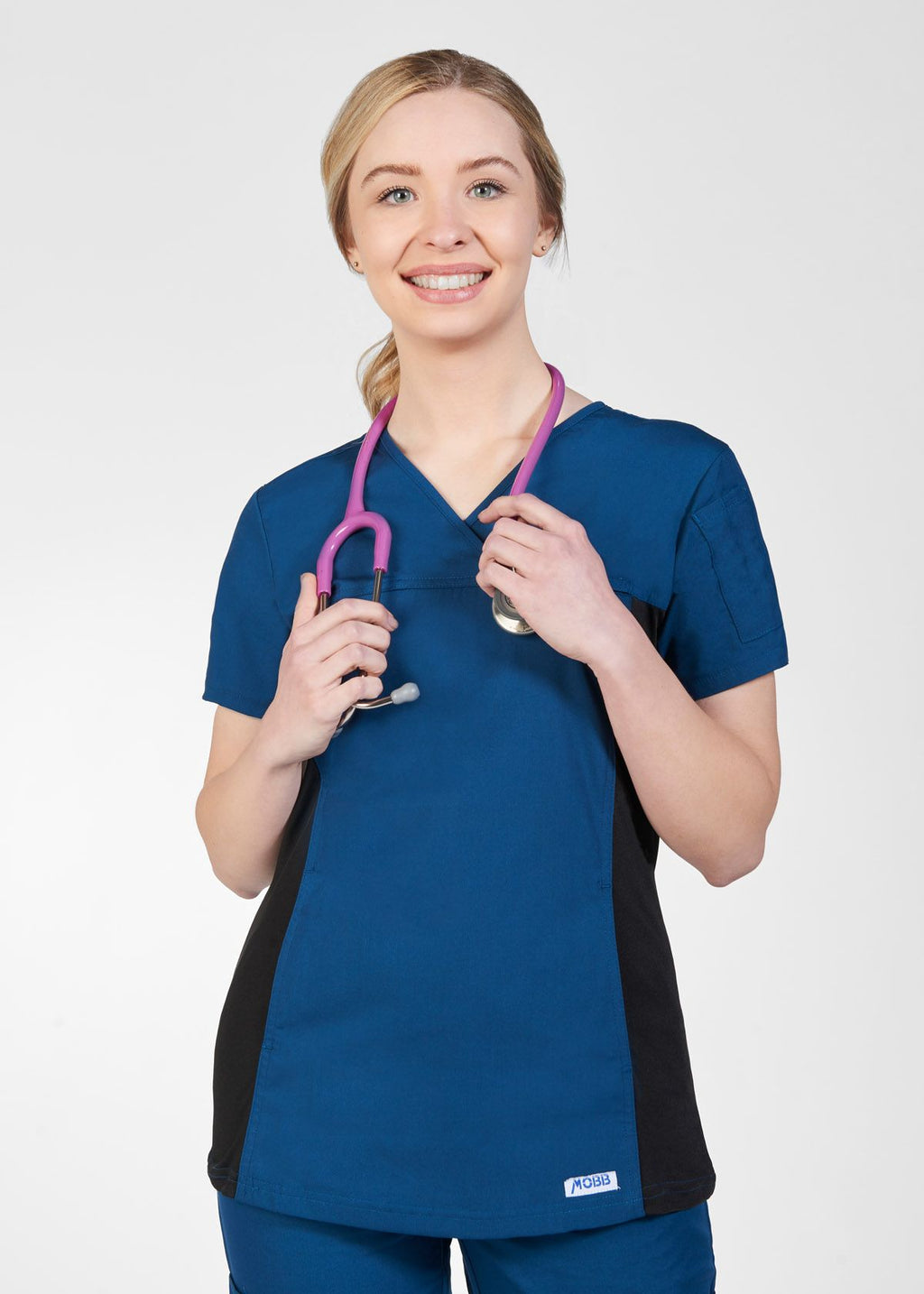Mobb Flexi V-Neck Scrub Top- Save $5 FOR A LIMITED TIME!