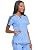 Dickies Dynamix V-Neck Top in Blue