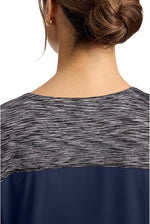 Dickies Dynamix V-Neck Top in Navy Blue
