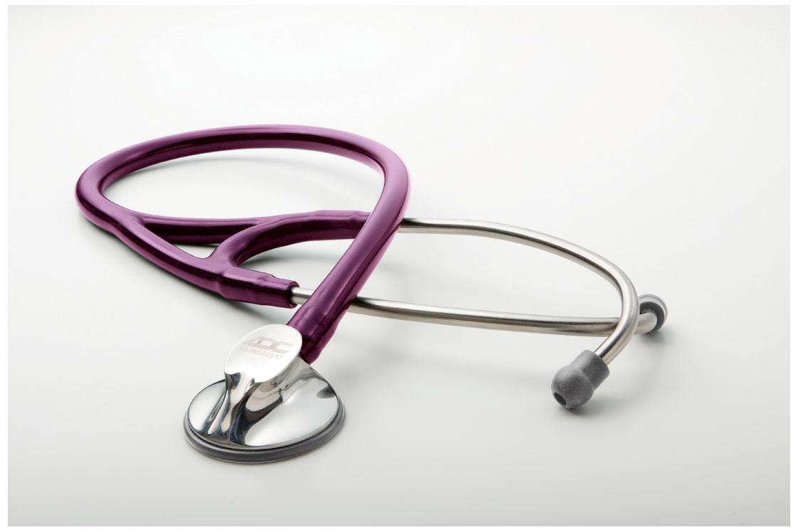 ADSCOPE 600 Cardiology Stethoscope in Metallic Raspberry