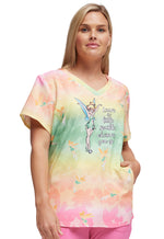 HeartSoul Shaped V-neck Print Top in A Little Sparkle