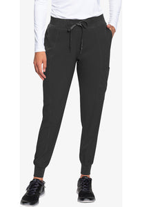 Med Couture Peaches Seamed Jogger in Black