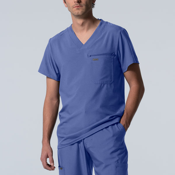 LANDAU FORWARD LT111 - 2-POCKET V-NECK SCRUB TOP