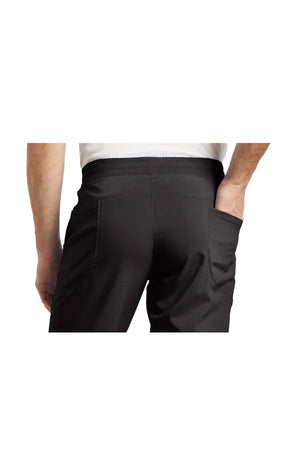 Fit Men's elastic waistband pant black
