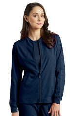 White Cross FIT Navy Warm Up Jacket