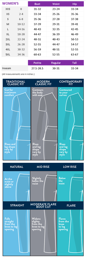 Cherokee Mid Rise Tapered Leg Drawstring Pant in Mythic Blue CLEARANCE SALE!