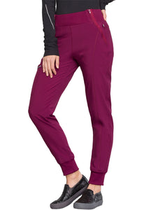 Infinity Mid Rise Jogger in Wine