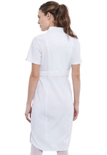 Infinity 39" Button Front Dress in White