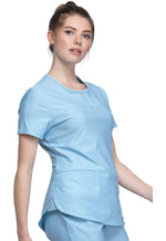 Cherokee Form Round Neck Top in Sky Blue ALMOST GONE!