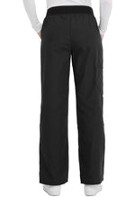 Cherokee Flexibles Mid Rise Knit Waist Pull-On Pant in Black-DOOR CRASHER PRICED!