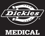Dickies Dynamix V-Neck Top  in Washed Up Tropical Oasis