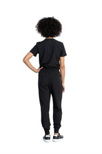 Dickies Snap Front Jumper, Tapered Leg in Black