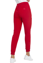 HeartSoul "The Jogger" Low Rise Tapered Leg Pants Red