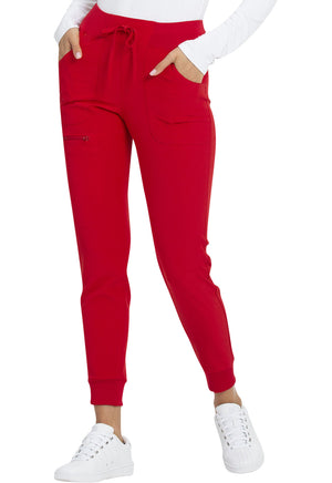 HeartSoul "The Jogger" Low Rise Tapered Leg Pants Red