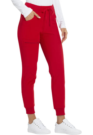 HeartSoul "The Jogger" Low Rise Tapered Leg Pants Red