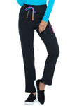 NEW! Heartsoul Mid Rise Tapered Leg Drawstring Pant in Black