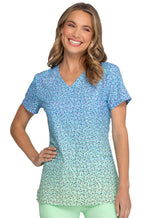 HeartSoul Prints V-Neck Top in Confetti Rainbow
