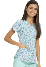 HeartSoul Prints V-Neck Top in My Tweet Heart