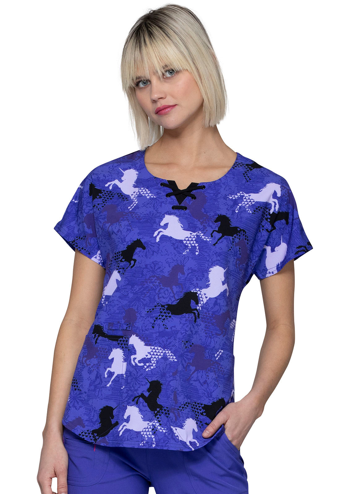 Heart Soul Round Neck Top in Always Be A Unicorn