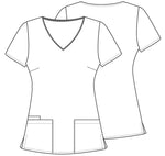 Frosty the Snowman V-Neck Top  in Chill Out