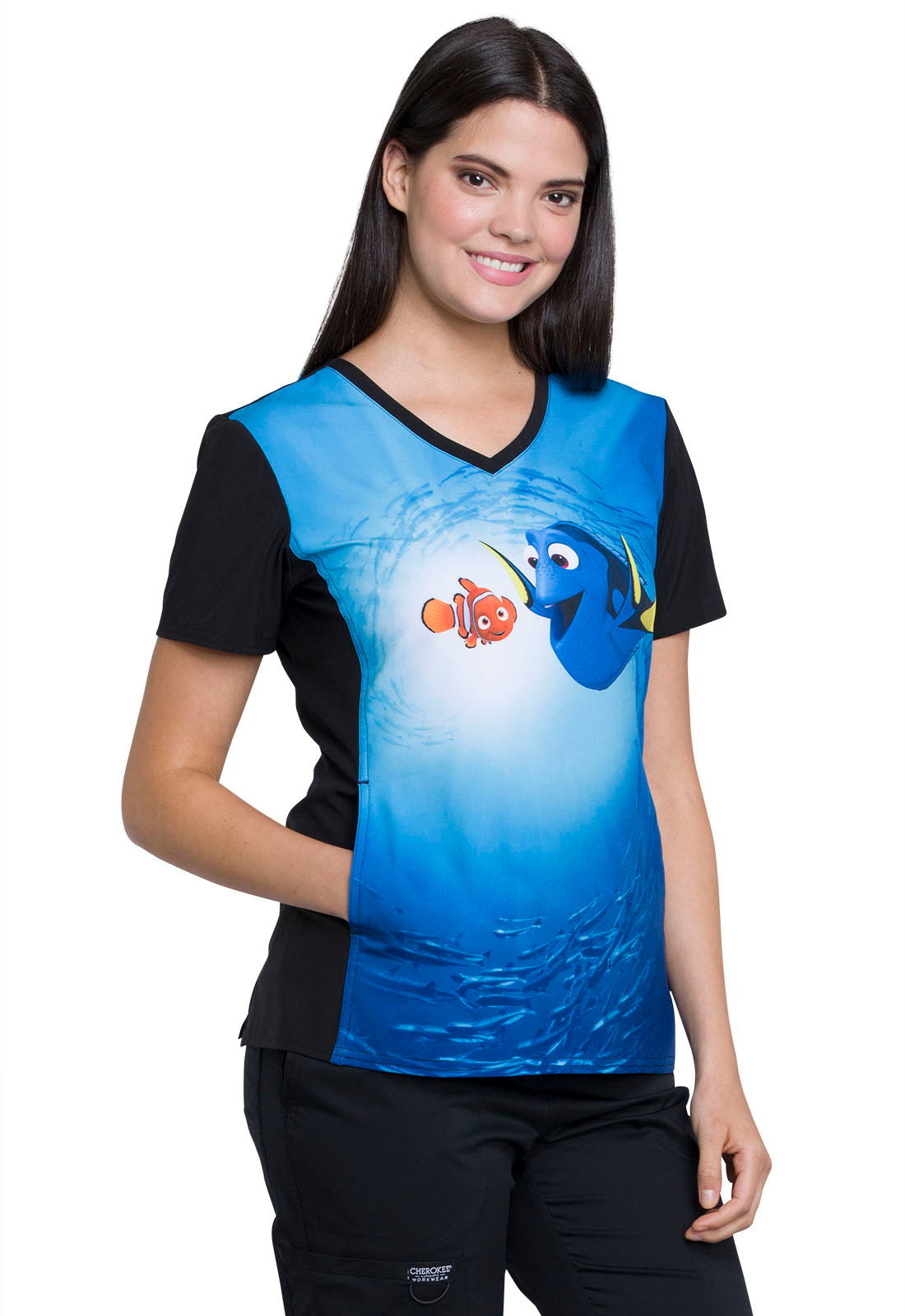 V-Neck Top in Dory And Nemo