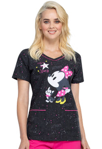 Minnie Mouse V-Neck Top in You Are Loved