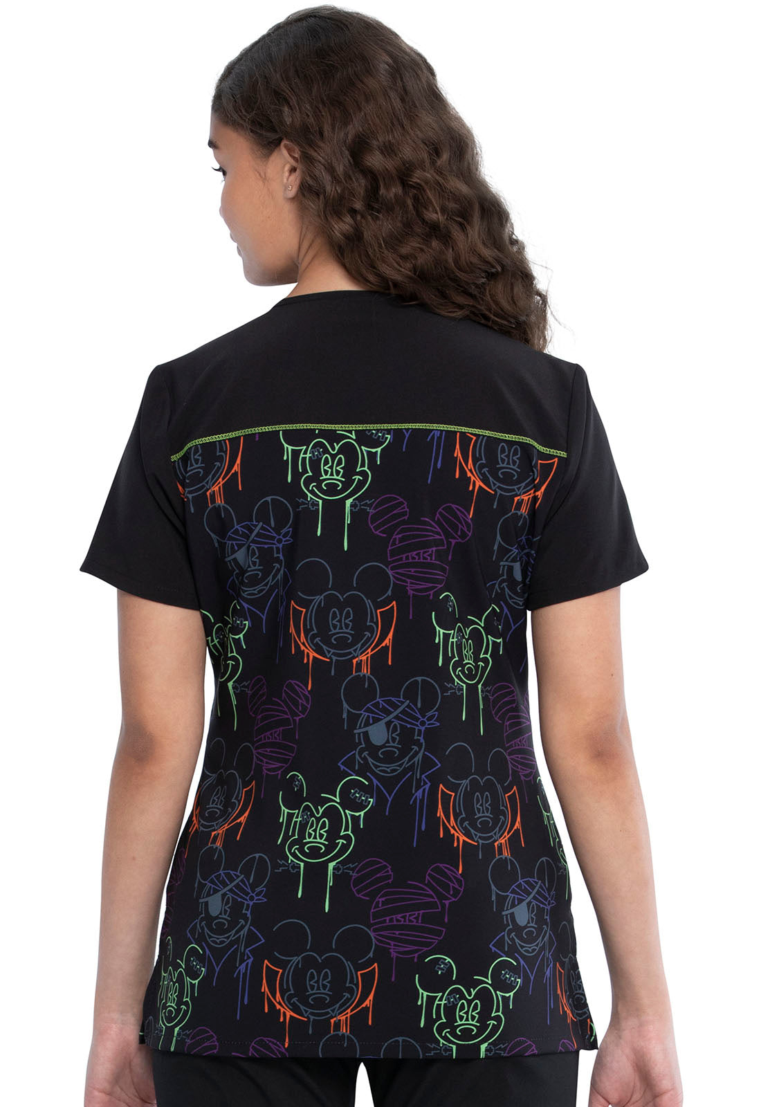 Mickey Mouse Halloween V-Neck Top in Need To Unwind